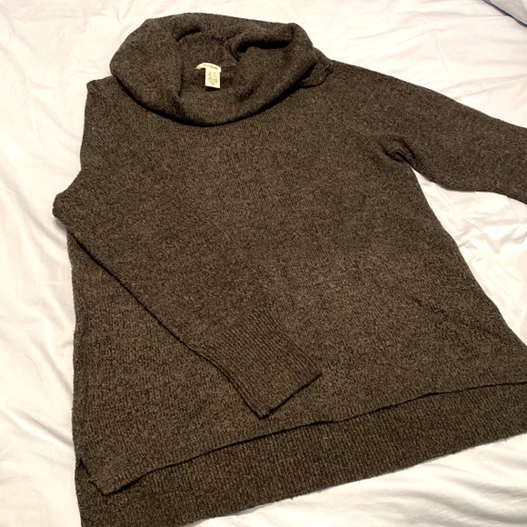 DKNY sweater (dark grey), cowl neck, size XXL - Picture 1 of 4